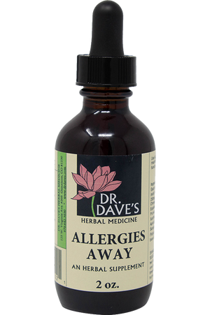 Allergies Away - Dr. Daves Herbal Medicine