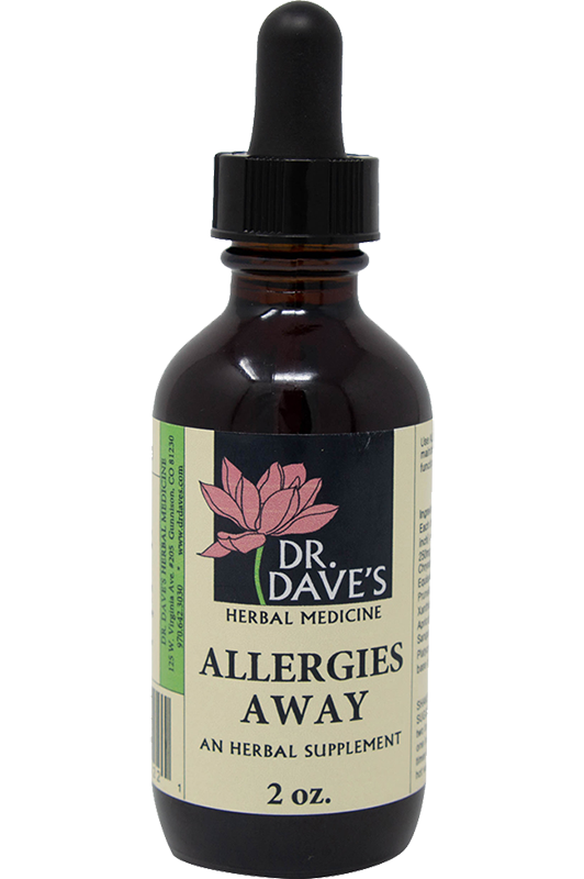 Allergies Away - Dr. Daves Herbal Medicine